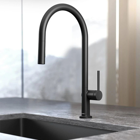 Смеситель для кухни Hansgrohe Talis M54 72802670, чёрный матовый - фото 2