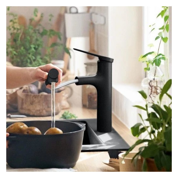 Смеситель для кухни Hansgrohe Zesis M33 74801670, чёрный матовый - фото 5