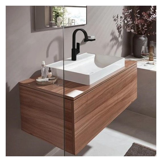 Смеситель для раковины Hansgrohe Vivenis 210 75030670, чёрный матовый - фото 3