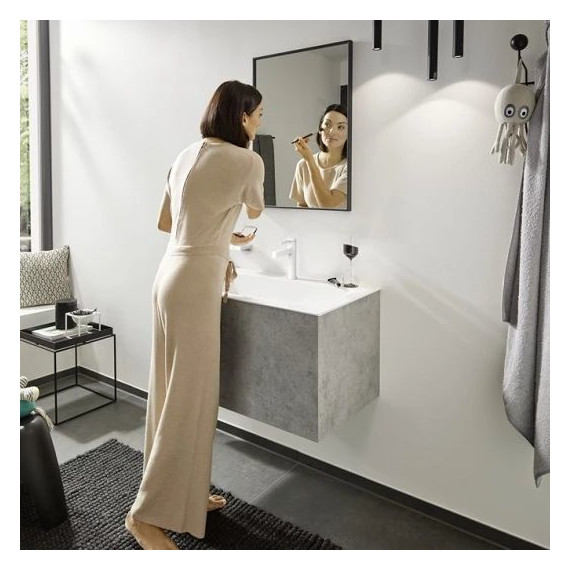 Смеситель для раковины Hansgrohe Finoris 76020700, белый матовый - фото 3