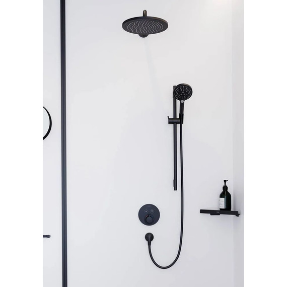 Полочка угловая Hansgrohe AddStoris 41741670, цвет чёрный матовый - фото 3