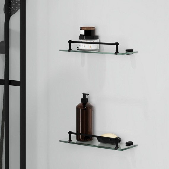 Душевая кабина Niagara Standart 120x80 см L ST120/80/15QL/KL/BKT, чёрный/прозрачное - фото 7