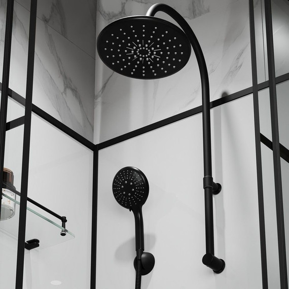 Душевая кабина Niagara Standart 100x100 см R ST100/15QR/KL/BKT, чёрный/прозрачное - фото, картинка 7 Душевая кабина Niagara Standart 100x100 см R ST100/15QR/KL/BKT, чёрный/прозрачное - фото 7