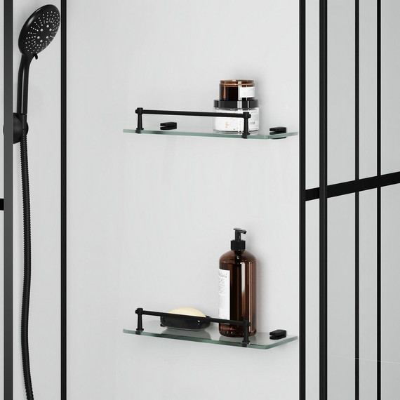 Душевая кабина Niagara Standart 90x90 см L ST90/15QL/KL/BKT, чёрный/прозрачное - фото, картинка 5 Душевая кабина Niagara Standart 90x90 см L ST90/15QL/KL/BKT, чёрный/прозрачное - фото 5