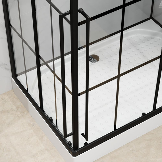 Душевая кабина Niagara Standart 120x80 см R ST120/80/15QR/KL/BKT, чёрный/прозрачное - фото 6