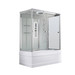 Гидробокс Avacan 150x85 см V5015LED, хром/прозрачное (безсиликоновая сборка) - фото 