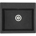 Кухонная мойка Акватон Делия 1A715232LD210, графит, Цвет производителя: графит - фото 