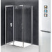 Душевое ограждение BelBagno 120x90 см UNO-AH-1-120/90-C-Cr, хром/прозрачное - фото 