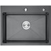 Кухонная мойка Gerhans K36045B 1 мм, PVD графит, Цвет производителя: графит - фото 