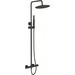 Душевая стойка BelBagno UNO-DOCM-NERO, черный матовый, Цвет производителя: чёрный матовый - фото 