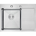 Кухонная мойка Gerhans K35848-L 1 мм, нержавеющая сталь, Цвет производителя: нержавеющая сталь - фото 