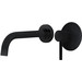Смеситель для раковины настенный Abber Wasser Kreis AF8112B (со скрытой частью) чёрный матовый, Цвет производителя: чёрный матовый - фото 