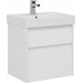 Тумба подвесная с раковиной Aquanet Nova Lite 60 см 242575 (2 ящика) белый, Цвет фасада: белый - фото 