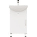 Тумба напольная с раковиной Mirsant Оптима 50 см, белый - фото 