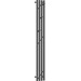 Полотенцесушитель электрический Сунержа Кантата 3.0 П4 1500x159 мм R 15-5847-1516, тёмный титан муар, Цвет производителя: чёрный - фото 