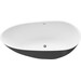 Ванна отдельностоящая Grossman Fly 160x80 см GR-1103MB, черный матовый, Размер - мм: 1600x800 - фото 