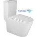 Унитаз-моноблок безободковый Azario Scala AZ-8101 с тонкой крышкой микролифт (система смыва торнадо) - фото 